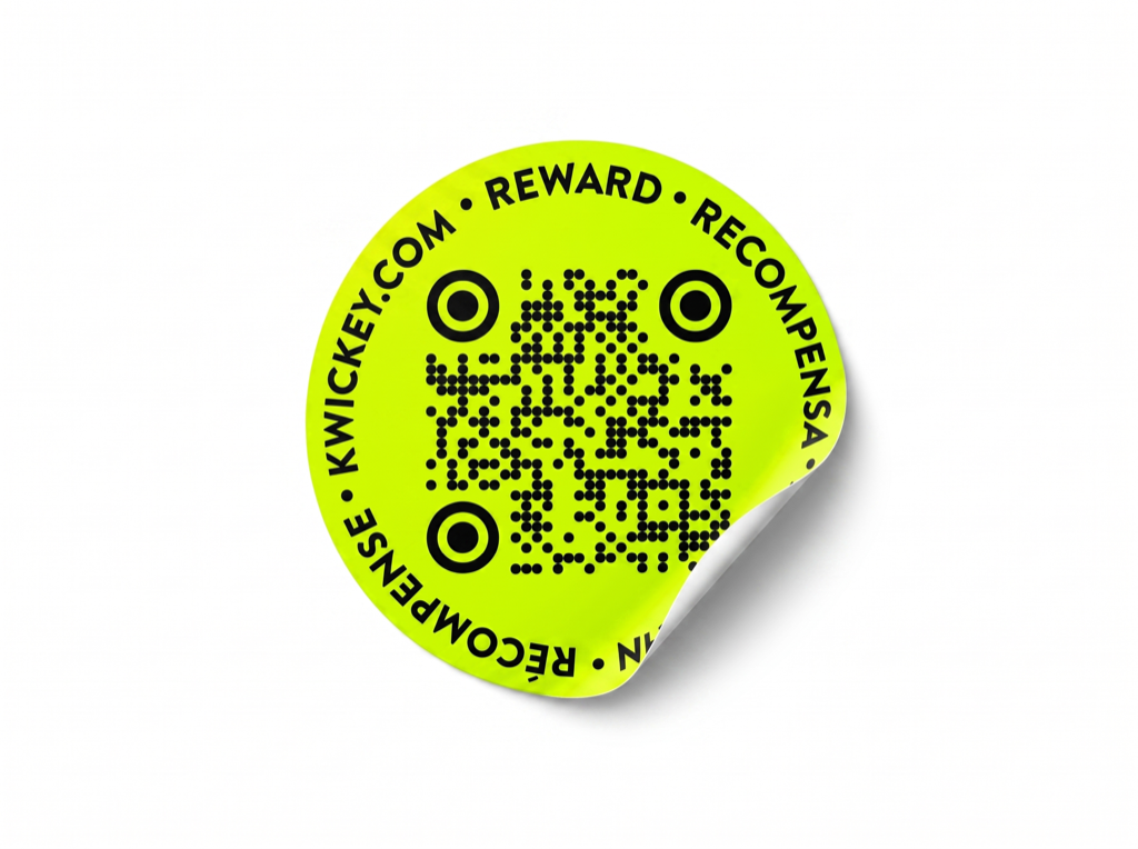 KWICKEY Sticker mit QR-Code